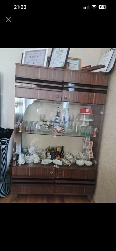 3 mertebe qab: Распашной, 2 двери Прямой шкаф, Буфет, Турция