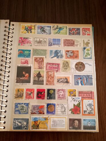 Numizmatika i filatelija: Album velikog formata sa više od 1000 maraka i nekoliko blokova — 3