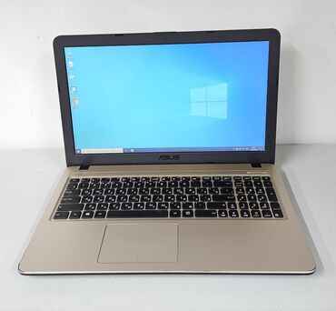 ош ноутбуки: Ноутбук, Asus, 4 ГБ ОЭТ, Intel Pentium, 15.6 ", Колдонулган, Татаал эмес тапшырмалар үчүн, эс тутум SSD