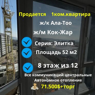 Продажа участков: 1 комната, 52 м², Элитка, 8 этаж, Дизайнерский ремонт
