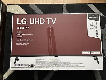 tv 43: Tv istifade olunmayib.Acilib yoxlanilmasi ucun qutu acilib. LG UHD TV — 2