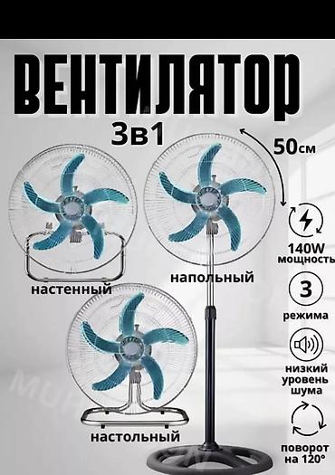 Воздуходувка: Вентилятор Напольный, Лопастной — 10