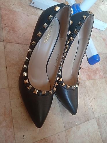 туфли валентино: Туфли-лодочки Valentino Rockstud - Цвет: черный - Материал верха — 1