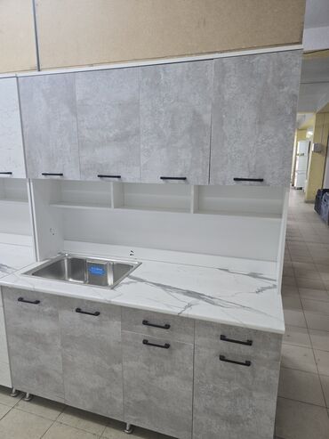 Кухонные гарнитуры: Кухонный гарнитур, Новый, цвет - Белый, ДСП, Платная доставка — 9