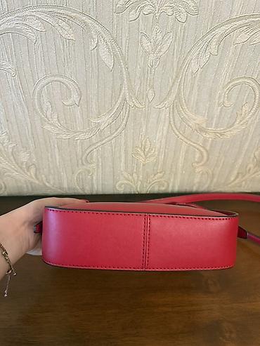 bag qaycsi: Michael Kors qadın çantası – qırmızı rəng - Material: teksturalı — 5