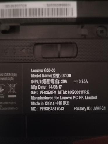plansetler ucuz qiymete: Lenovo G50-30 noutbuk Model: Lenovo G50-30 (Model Name: 80G0) Ekran — 2