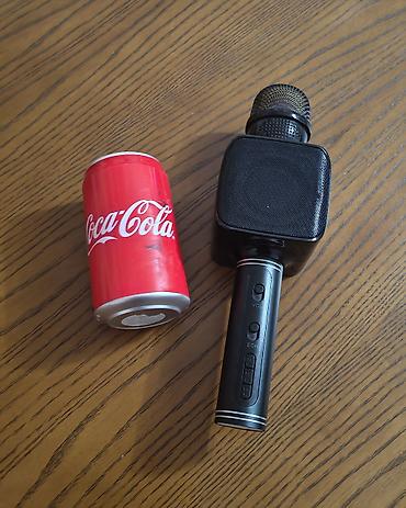 bluetooth mikrofon karaoke: Portativ karaoke mikrofonu və mini Bluetooth dinamik dəsti - — 1