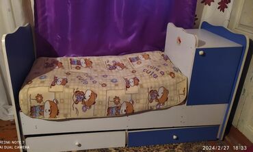 Детские односпальные кровати: Б/у, Для мальчика, Азербайджан