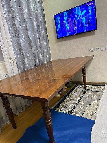 Столдор: Зал үчүн үстөл, Колдонулган, Бүктөө эмес, Тик бурчтуу — 1