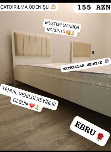 açılıb yığılan çarpayı: 😍Tək Çarpayı😍 🤩 Si̇fari̇şlə Və Yeni̇ 🤩 Qiymət : 155 Manat Rəng