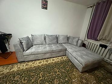 Угловые диваны: Угловой диван, C подушками — 3