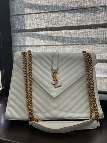 женский кошелек из натуральной кожи: Классическая сумка, Yves Saint Laurent (YSL), Китай, Материал: Искусственная кожа, Застежка на магните, Моющийся материал, Подкладка из мягкого материала, Женские, Б/у