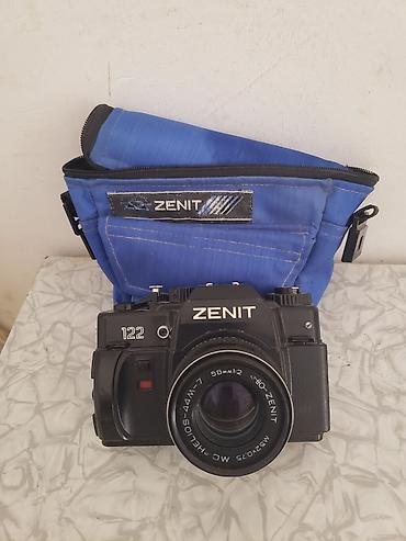 Zenit 122 film fotoaparatı + orijinal daşıma çantası - 35 mm SLR
