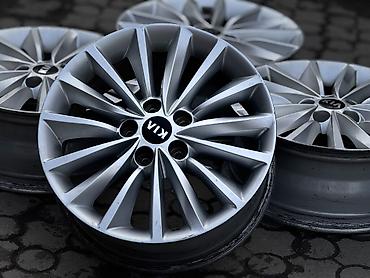 Диски: Литые Диски R 17 Kia, Комплект, отверстий - 5, Б/у — 5