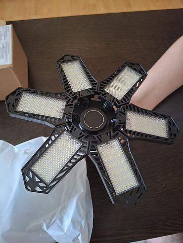disko projektor: LED sklopiva garažna lampa – 6 krila, 360° osvetljenje - Snažna — 2