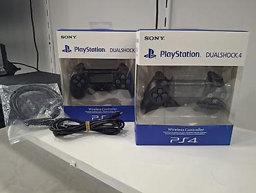 ps4 aksesuar: 4 pro ideal vəziyətdədir . Proşifkalı madeldir. yaddaşı 1 TB əlavə — 7
