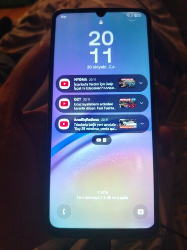 samsung корейская копия: Samsung Galaxy A05, 128 GB, rəng - Ağ, Düyməli, Sensor, İki sim kartlı