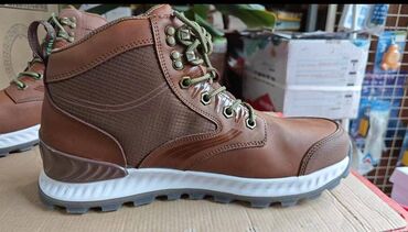 Ботинки: Зимние утепленные ботинки, натуральная кожа, толстая качественная — 5