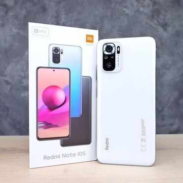 меняю редми: Xiaomi, Redmi Note 10S, Б/у, 64 ГБ, цвет - Белый, 2 SIM, eSIM