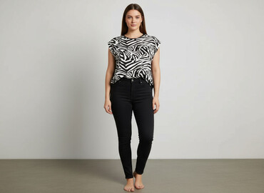 ubrania z kotami: Women`s T-shirt, size L