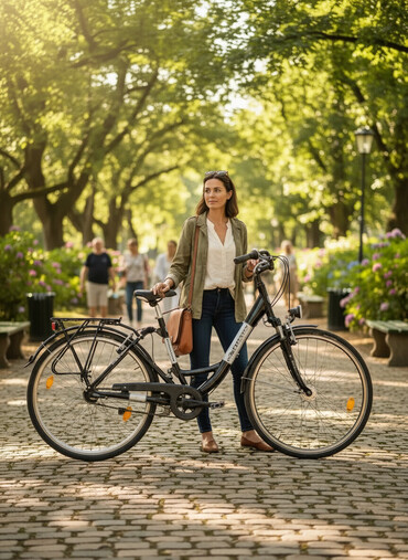 Городские велосипеды: Городской велосипед, Рама XXL (190 - 210 см), Б/у — 1
