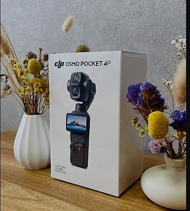 DJI Osmo Pocket 4P – cib ölçülü, 3 oxlu stabilizatorlu ağıllı kamera
