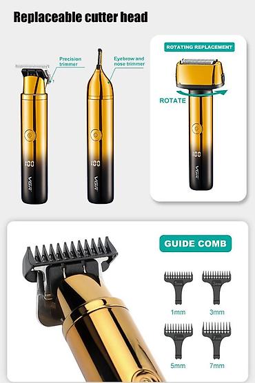Trimmerlər və saç qırxan maşınlar: Saç qırxan maşın, Vgr, Yeni, Pulsuz çatdırılma, Ödənişli çatdırılma, Rayonlara çatdırılma — 8