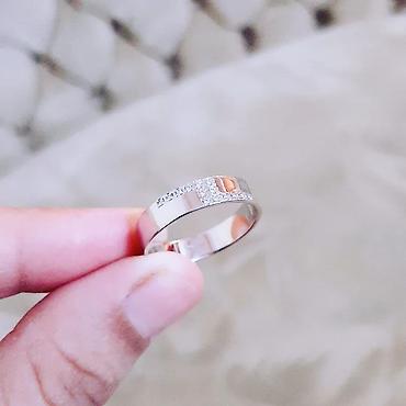 Zərgərlik əşyaları: Alyans, Üzük, Swarovski, Ağ qızıl, 585 Əyar — 4