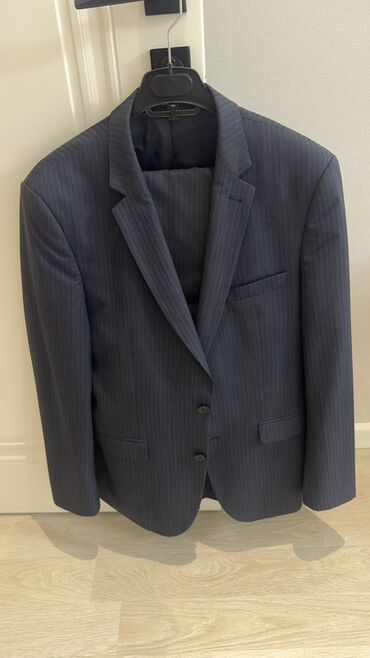 Джинсы: Пиджак, В полоску, Pierre Cardin, 5XL (EU 50)