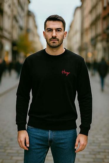 marka wedze: Pamucna dukserica bez kapuljače,okrugli izrez. - Klasičan kroj sa — 1