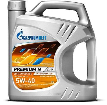 Gazpromneft Premium N 5W-40 - полностью синтетическое моторное масло