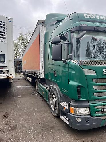 домики на колесах: Тягач, Scania, Тентованный — 1