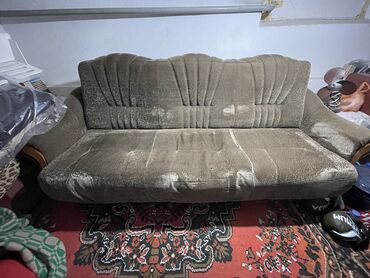 угловой диван кухонный: Раскладной диван, Б/у, Двухстворчатая