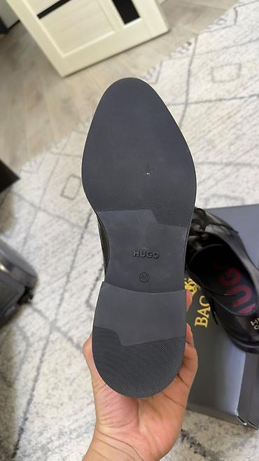 нурсачи обувь: Мужские туфли, 46, Hugo Boss, Новый, цвет - Черный, Самовывоз — 4