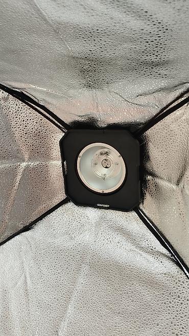 i̇şıqlandırma: Studiya flaşı və softbox dəsti. Qutusunda ve tam yeni! Məhsul: - — 8