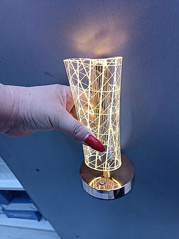 smart light: Настольный LED-светильник с декоративным абажуром из прозрачного — 3