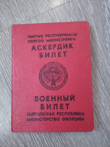 авиа билет бишкек москва: Найден военный билет на имя Омурзаков Канатбек