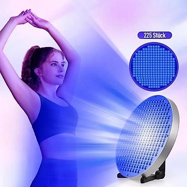 helanke sa kompresijom: LED lampa za plavo svetlo 460 nm – kućna fototerapija i brzo — 6