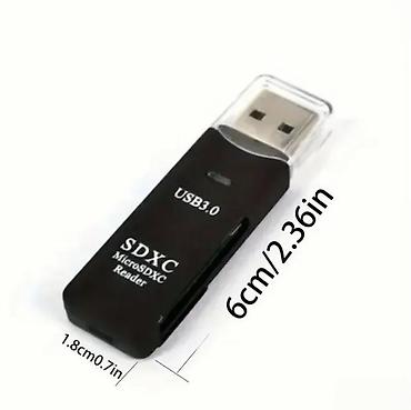 bmax tablet: Mini čitač kartica SD TF 2 u 1 NOVO. OPIS PROIZVODA: 2 u 1 USB 3.0 — 5
