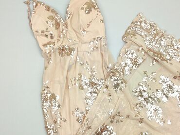 sukienki maxi z długim rękawem na wesele: Sukienka, S, stan - Dobry