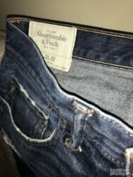 Farmerke: Original Abercrombie &Fitch farmerice 32 / 33 NOVE 100% cotton — 10