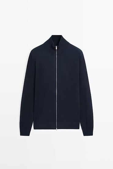 Свитера: Мужской свитер, S, Massimo Dutti, Новый, цвет - Синий, Самовывоз — 2