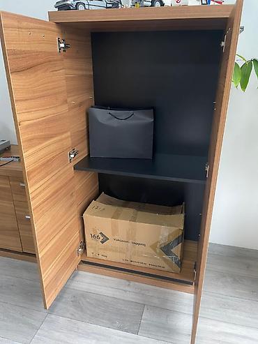 Ofis dəst mebeli: Ofis mebel dəsti – iş otağı üçün funksional və geniş saxlama həlli — 2