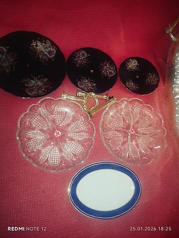cay: Çay dəsti, rəng - Ağ, Farfor, Madonna, 6 nəfərlik, Çexiya — 8