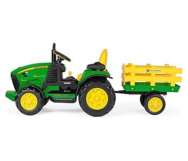 plisani: Peg Perego John Deere traktor na akumulator 12V sa daljinskim — 3