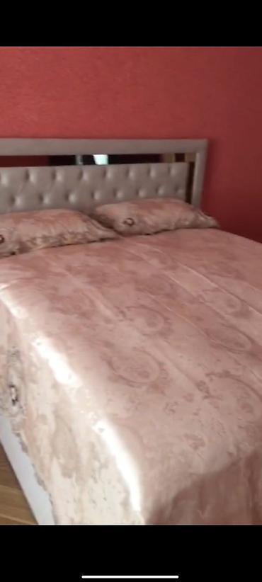 Ev üçün mebel: Yataq mebeli dəsti (2 nəfərlik taxt + Matras + Şfoner + 2 Tumba + — 2