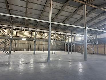 аренда склад бишкек: 3500 м², Биринчи катар, Өзүнчө кире бериши менен, Коопсуздук системасы менен — 7