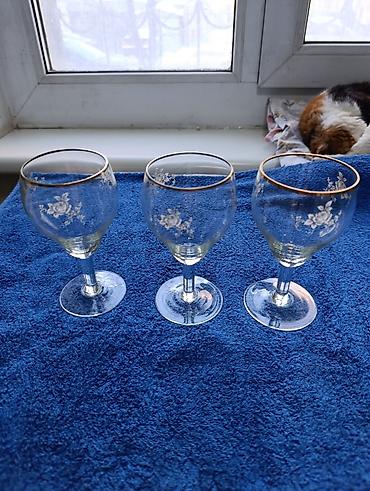 Наборы посуды: Набор столового стекла/хрусталя с гранёной и резной декорировкой — 8