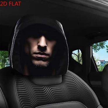 Auto presvlake: Navlake za naslone za glavu sa 2D štampom – dekorativne presvlake za — 13