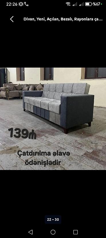 duz divan: Divan, Yeni, Açılan, Bazalı, Parça, Ödənişli çatdırılma — 1